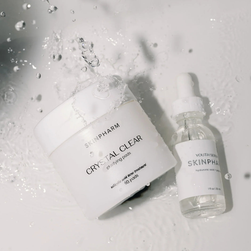 Gentle skincare products for a post-procedure routine