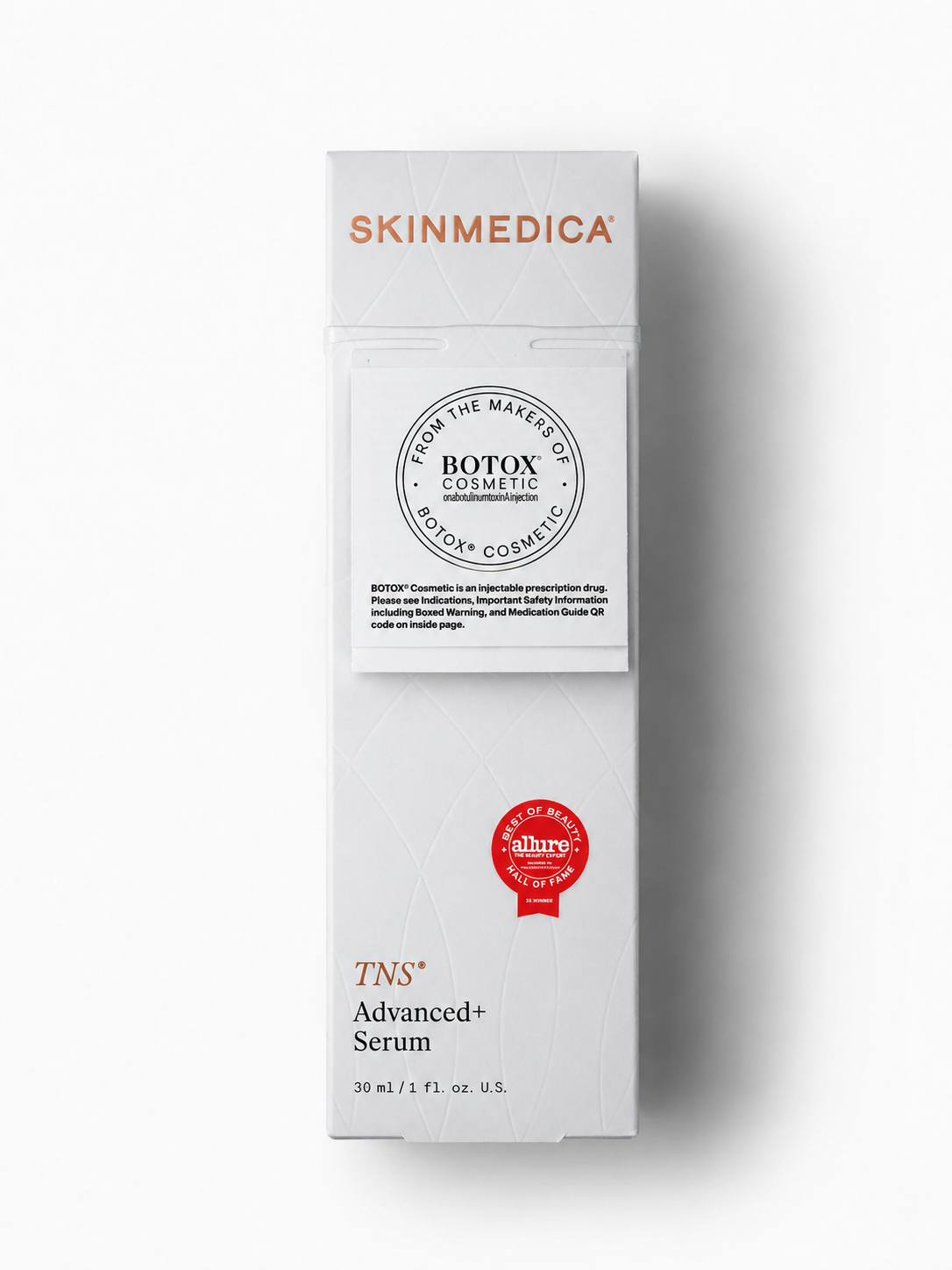 SkinMedica TNS Advanced+ Serum retail box, front