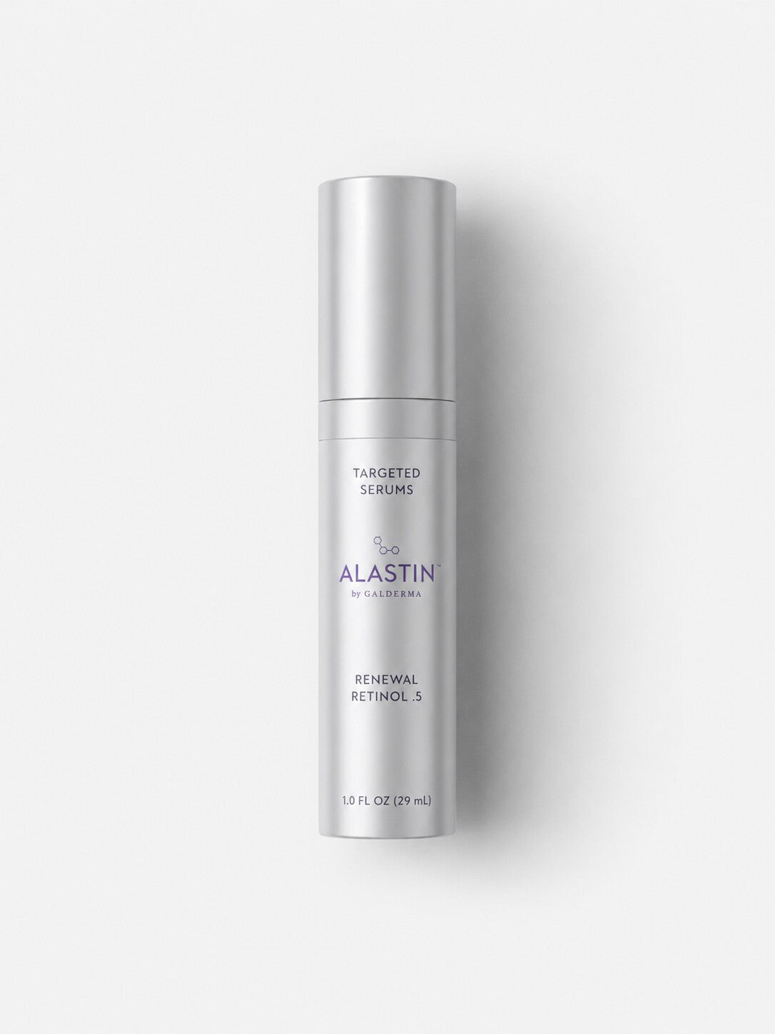 ALASTIN Renewal Retinol 0.5 anti-aging retinol serum in a silver airless bottle.