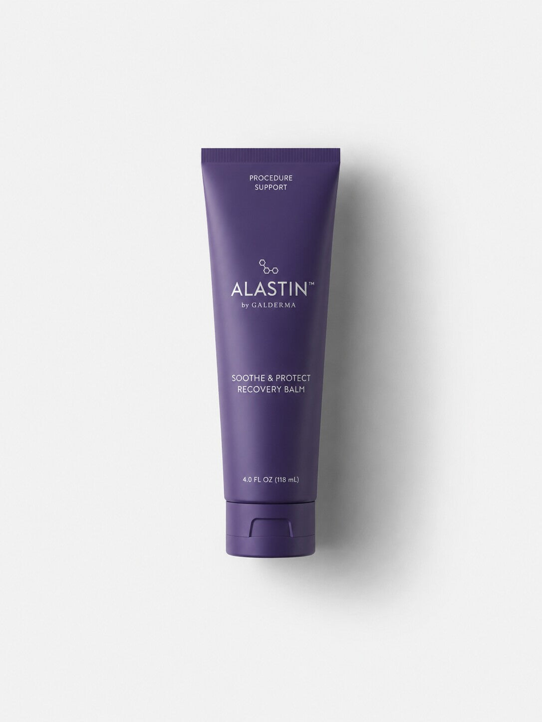 ALASTIN Soothe & Protect Recovery Balm in a purple squeeze tube for post-procedure skin.
