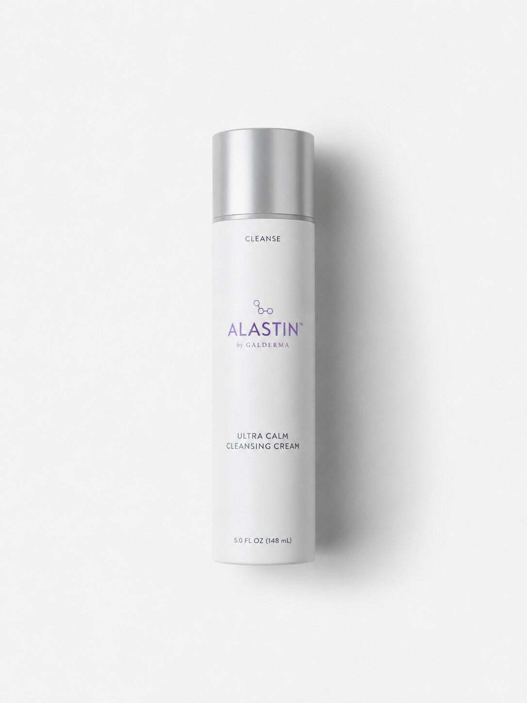 ALASTIN Ultra Calm Cleansing Cream gentle facial cleanser in a tall white pump bottle.