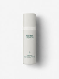 Jan Marini Bioclear Face Lotion exfoliating acne lotion in a sage green pump bottle.