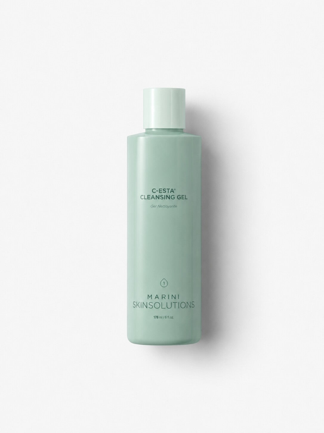 Marini Skin Solutions C-ESTA Cleansing Gel 178 ml bottle, vitamin C cleanser for softer, smoother skin