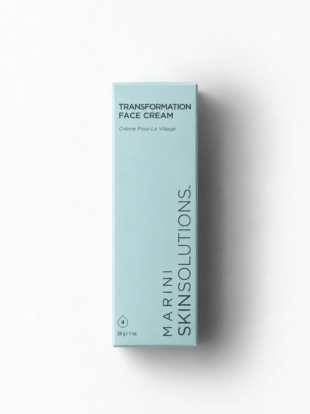 Marini SkinSolutions Transformation Face Cream retail box, front
