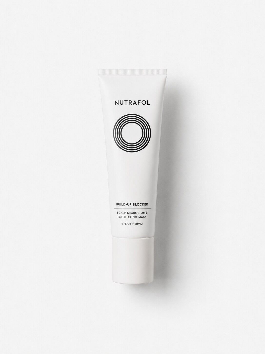 Nutrafol Build-Up Blocker Scalp Microbiome Exfoliating Mask 4 oz (120 ml) tube for scalp buildup