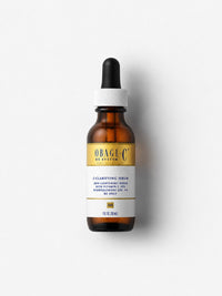 Obagi-C Rx C-Clarifying Serum with vitamin C and hydroquinone for normal to dry skin in an amber dropper bottle.
