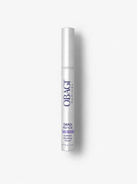 Obagi Nu-Cil Eyebrow Boosting Serum in a slim silver applicator tube for fuller-looking brows.