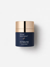 skinbetter science Trio Luxe Moisture Treatment in a navy jar with gold lid.