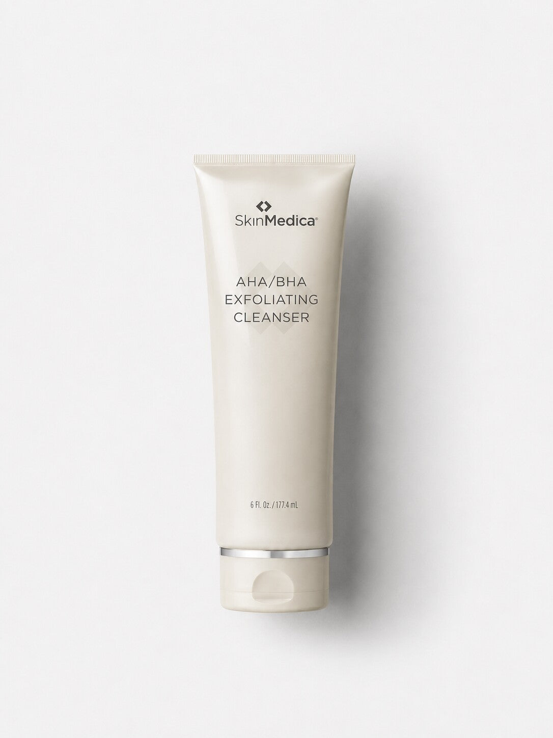 SkinMedica AHA/BHA Exfoliating Cleanser 6 fl oz (177.4 ml) tube for smoother, brighter skin tone