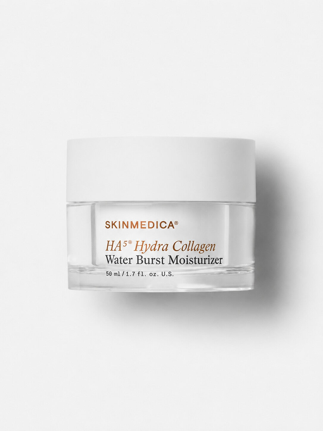 SkinMedica HA5 Hydra Collagen Water Burst Moisturizer 50 ml jar with vegan hydra collagen
