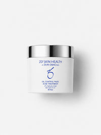 ZO Skin Health Oil Control Pads acne treatment with 2% salicylic acid, 60-count jar for oily skin.