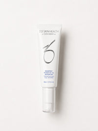 ZO Skin Health Rozatrol serum for red, sensitized skin in a white squeeze tube with pump.
